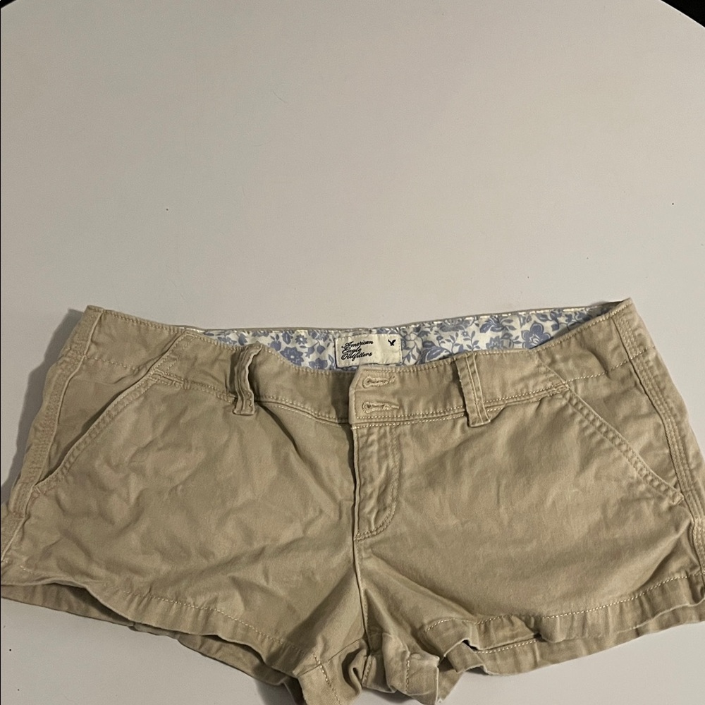American Eagle Outfitters Light Beige Chino  Shorts
